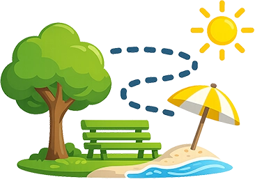 Parks priority icon.