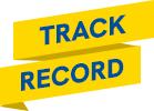 Track record ribbon.